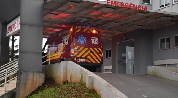 Colisão entre carro e moto foi registrado próximo a represa da Casan