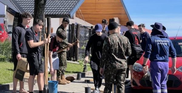 Município ganha mais de 300 mudas de cerejeiras japonesas em ação de arborização