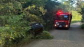 Duas pessoas ficam feridas em saída de pista