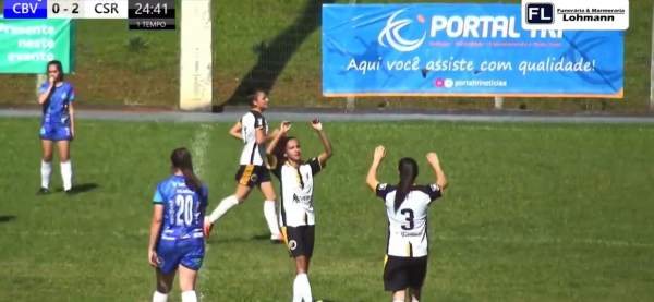 Cristo Rei goleia Cruzeiro Bela Vista e assume liderança no feminino