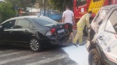 Grave colisão entre dois automóveis é registrada no Bairro Cristo Rei