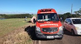 Saída de pista é registrada na SC 161