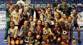 Guarujá do Sul - Futsal feminino conquista dois títulos regionais na Copa Gol de Bico