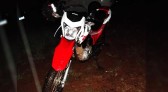 Motociclista fica ferido em queda seguida de saída de pista
