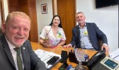 Prefeito Helio Surdi e primeira Dama Lorizete Surdi cumpriram agenda em Brasília e participaram da final do Prêmio Sebrae Prefeitura Empreendedora