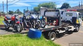 Polícia Militar apreende motocicletas em situação irregular
