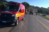 Homem fica ferido em colisão entre carro e moto