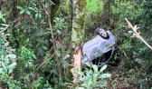 Saída de pista na SC-283 deixa cinco feridos