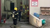 Bombeiros controlam princípio de incêndio em distribuidora de bebidas