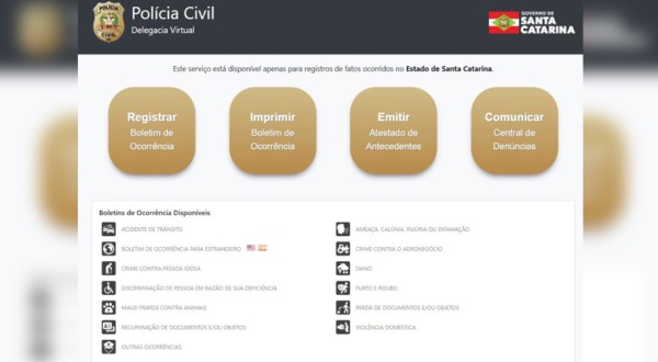Polícia Civil reforça uso da Delegacia Virtual após quase 300 mil registros em 2026