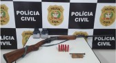 Homem é preso em flagrante por posse irregular de arma de fogo no Oeste de SC