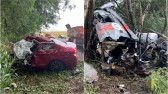 Empresária santo-antoniense morre em violenta colisão envolvendo carro e carreta