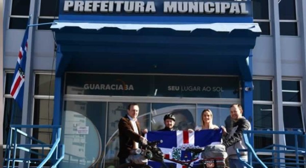 Ciclista faz viagem de mais de três meses até o Uruguai