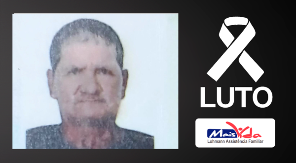 Comunicamos o falecimento de Valdomiro de Fátima de Lara