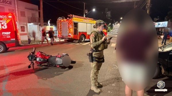 Motorista é preso por embriaguez após provocar acidente no centro