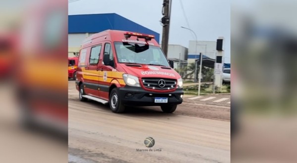 Mulher é resgatada após acidente de trabalho no interior