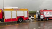 Acidente na BR-163, próximo a Linha Maria Preta, deixa homem ferido