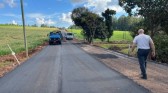 Obra em Linha São Roque, entra na fase de finalização da camada asfáltica