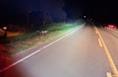 Motociclista sai gravemente ferido em colisão com automóvel