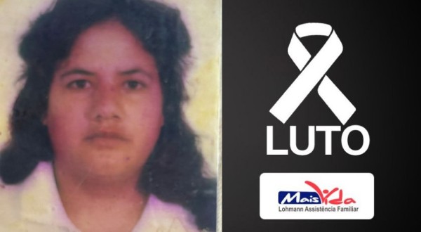Comunicamos o falecimento de Luiza Felício dos Santos