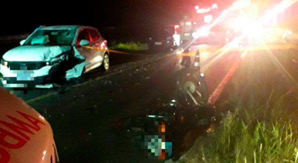 Homem morre após ser arremessado a mais de 15 metros em grave acidente em SC