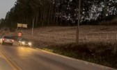 Motoristas são flagrados furando fila e trafegando na contramão em acostamento na BR-163