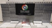 Polícia Militar encontra 1140 maços de cigarros contrabandeados durante abordagem a ônibus de linha
