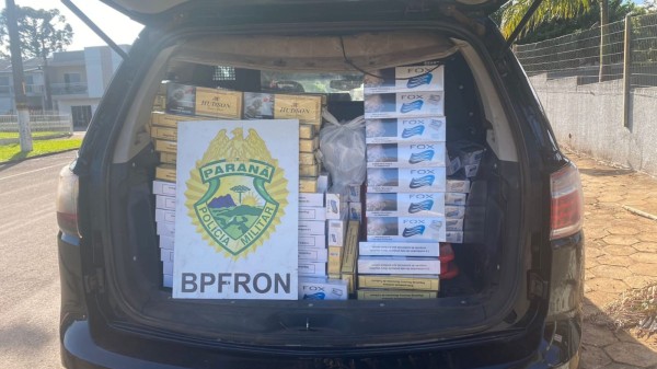 BPFRON apreende cigarros contrabandeados