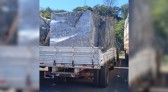 Caminhão com 6,5 toneladas de material reciclável é apreendido