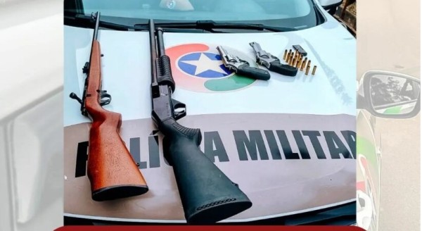 Após ter ameaçado matar outra pessoa, adolescente é apreendido por porte ilegal de arma de fogo