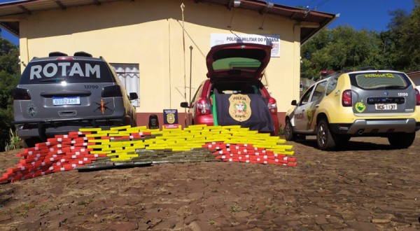ROTAM apreende quase 140 quilos de maconha em Flor da Serra do Sul