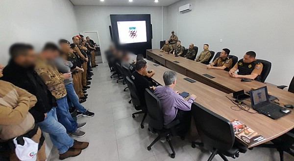 Forças de segurança realizam importante reunião na sede do 36° Batalhão de Polícia Militar