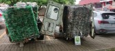 BPFRON apreende veículos carregados com recicláveis da Argentina