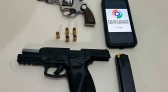 Homem embriagado usa arma de fogo para ameaçar pessoas
