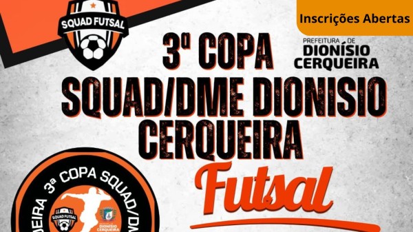 3ª Copa Squad/DME vai movimentar o fim de semana na Trifronteira