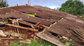 Qual é a sétima cidade de SC atingida por tornado em menos de 30 dias