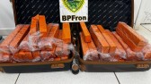 Polícia Militar apreende mais de 31 Kg de maconha em ônibus interestadual