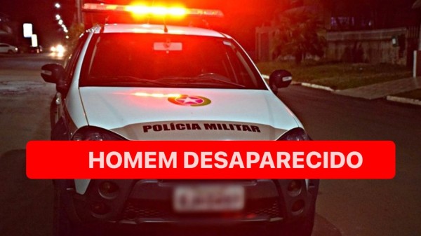 Polícia Militar registra desaparecimento de pessoa