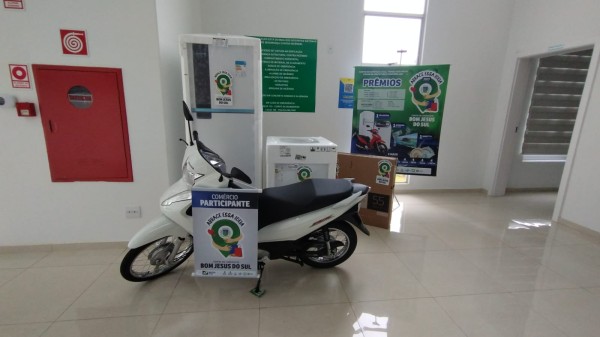 Prêmios do último sorteio da campanha Abrace essa Ideia, Compre no Comércio Local, já estão na prefeitura