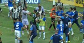 Briga após o apito final deixa 23 expulsos em decisão do Campeonato Mineiro