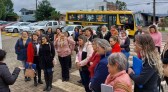 Secretários de Educação e coordenadores da região da Ameosc realizam visita técnica a Pinhalzinho