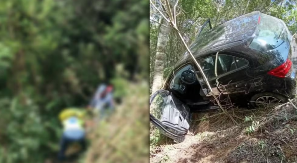 Motorista é encontrado ferido após dois dias em ribanceira na BR-282, em SC