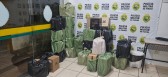 Veículo com 80 caixas de vinhos e azeite é apreendido por descaminho na BR-163