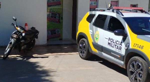 Motocicleta furtada é recuperada e suspeito é detido no Sudoeste do PR