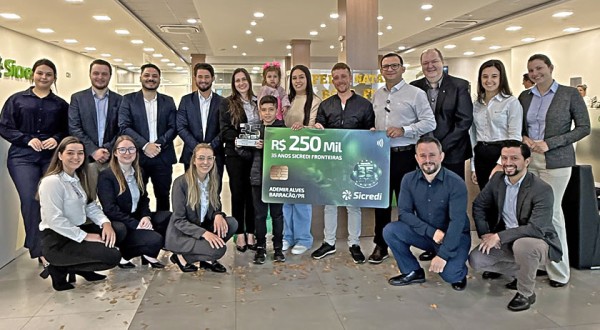 Sicredi Fronteiras sorteia R$ 750 mil e conclui campanha que distribuiu R$ 1,2 milhão em prêmios