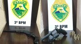 Polícia Militar apreende armas de fogo durante Operação Saturação