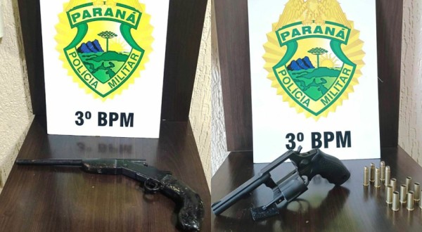 Polícia Militar apreende armas de fogo durante Operação Saturação