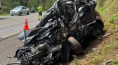 Perseguição Policial deixa suspeito morto após colisão frontal