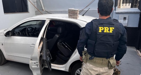 PRF prende condutor transportando crack em veículo na BR-163