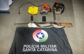 Homens são presos e objetos são recuperados após arrombamento de residência